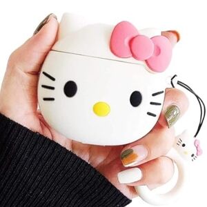 Hello Kitty White and Pink Earbud Air Case